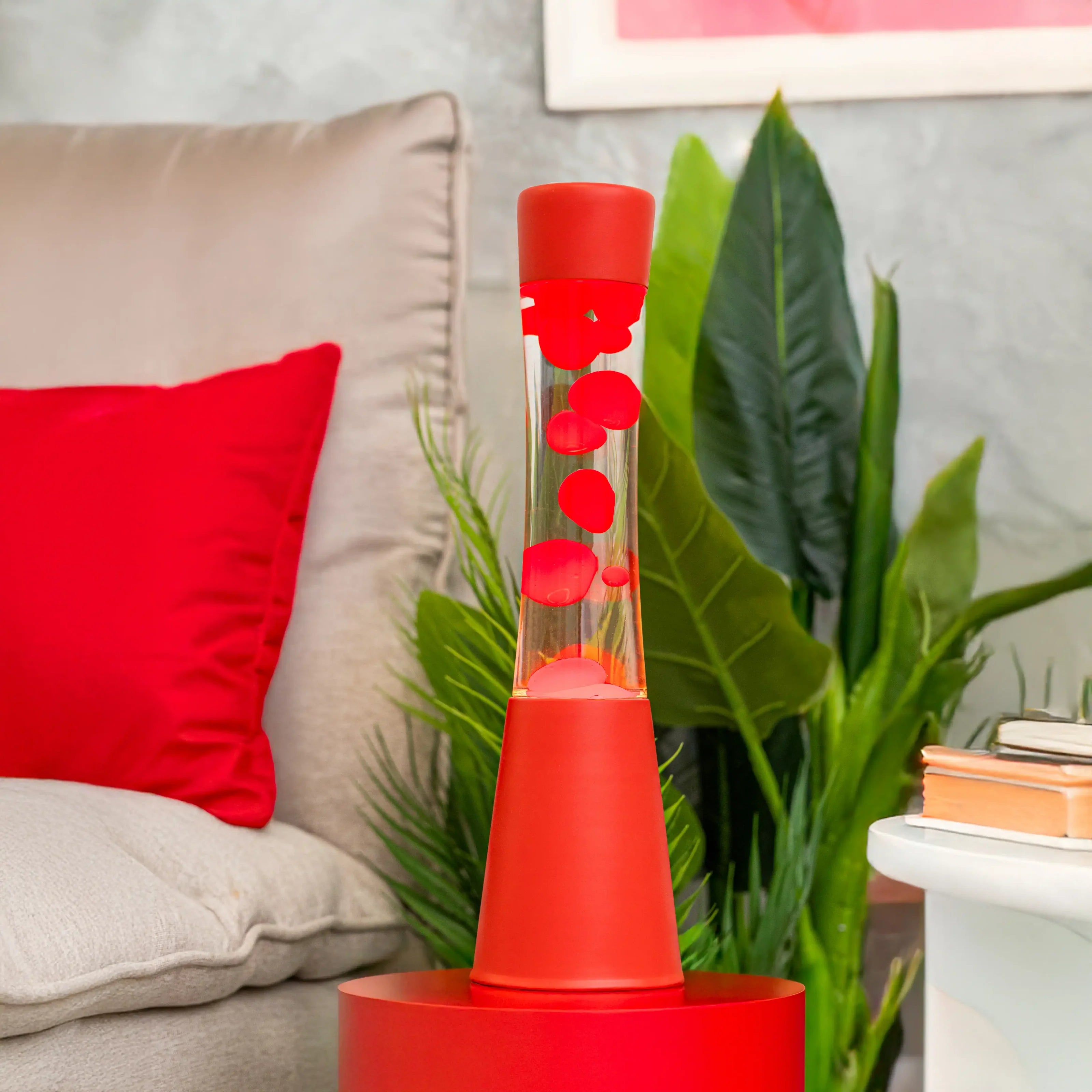 Tower Monochromatic Red - Lampe lave