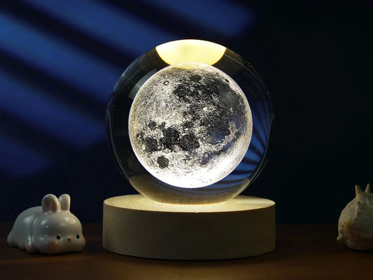 Crystal Ball Medium - Lampe de table LED boule de cristal iTotal Moon 