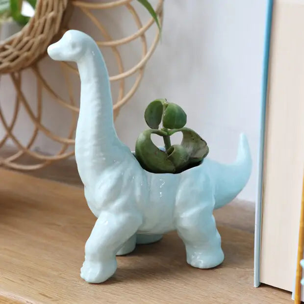 Dinosaure - Pot à plante Lisa Angel Diplodocus Green 