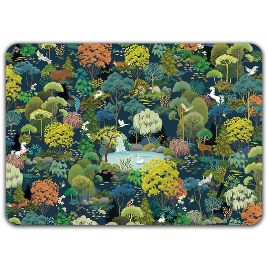 Forêt Magique - Set de table dorure Cartes d'Art 