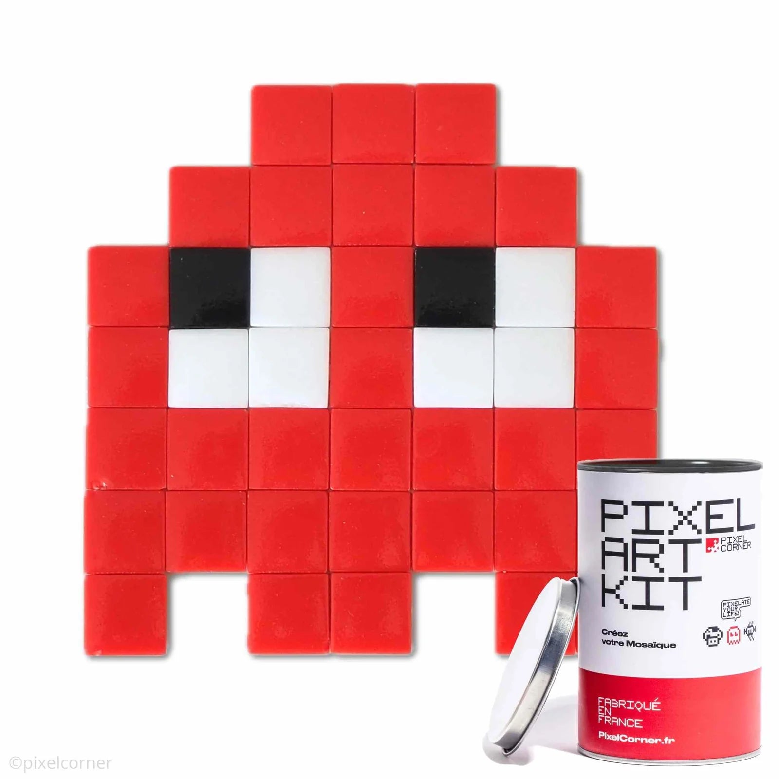 Gloomie - Art kit mosaïque Pixel Corner Rouge 