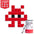 Tiny - Art kit mosaïque Pixel Corner Rouge 