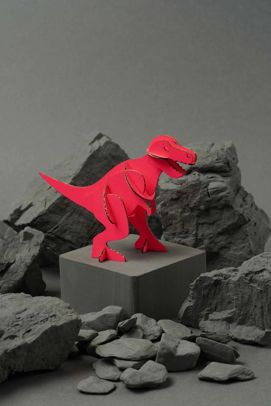 Tyrannosaurus - Kit en carton Assembli Fluor Pink 