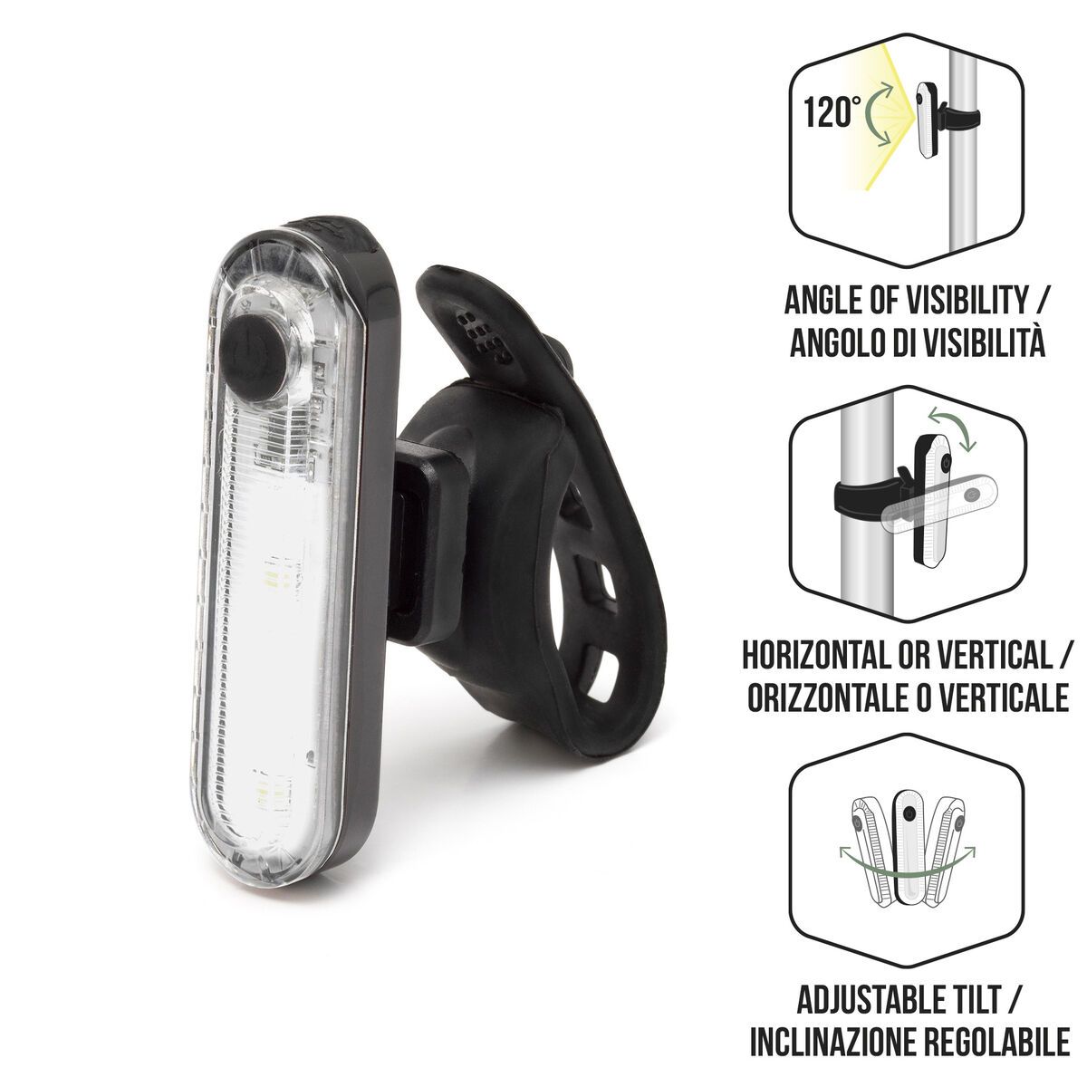 Bike light - Lampe vélo rechargeable Legami 