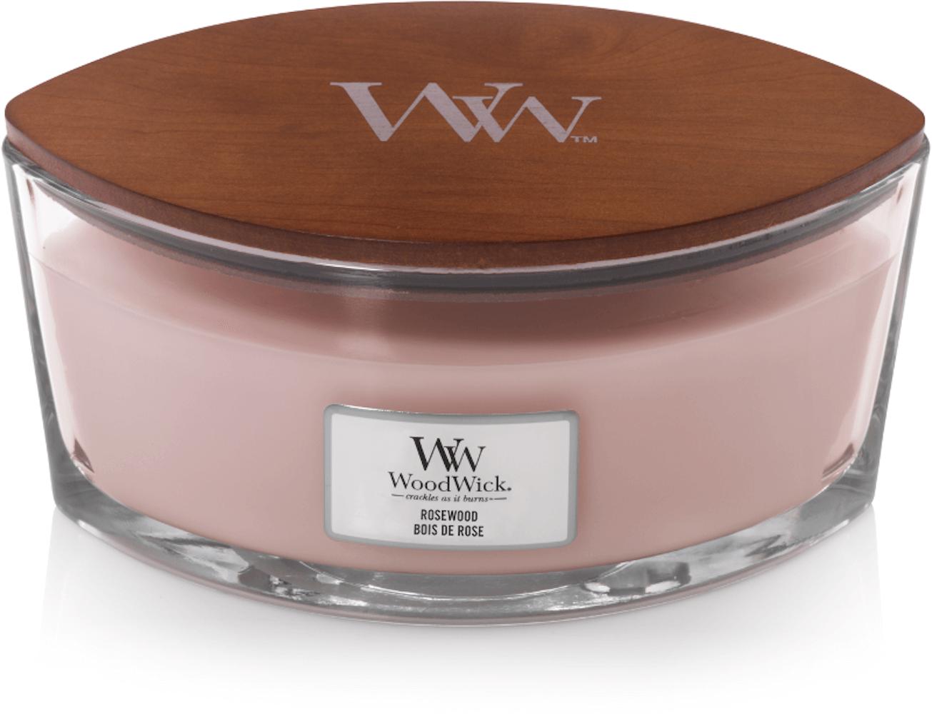 Bois de rose - Bougie Ellipse WoodWick 