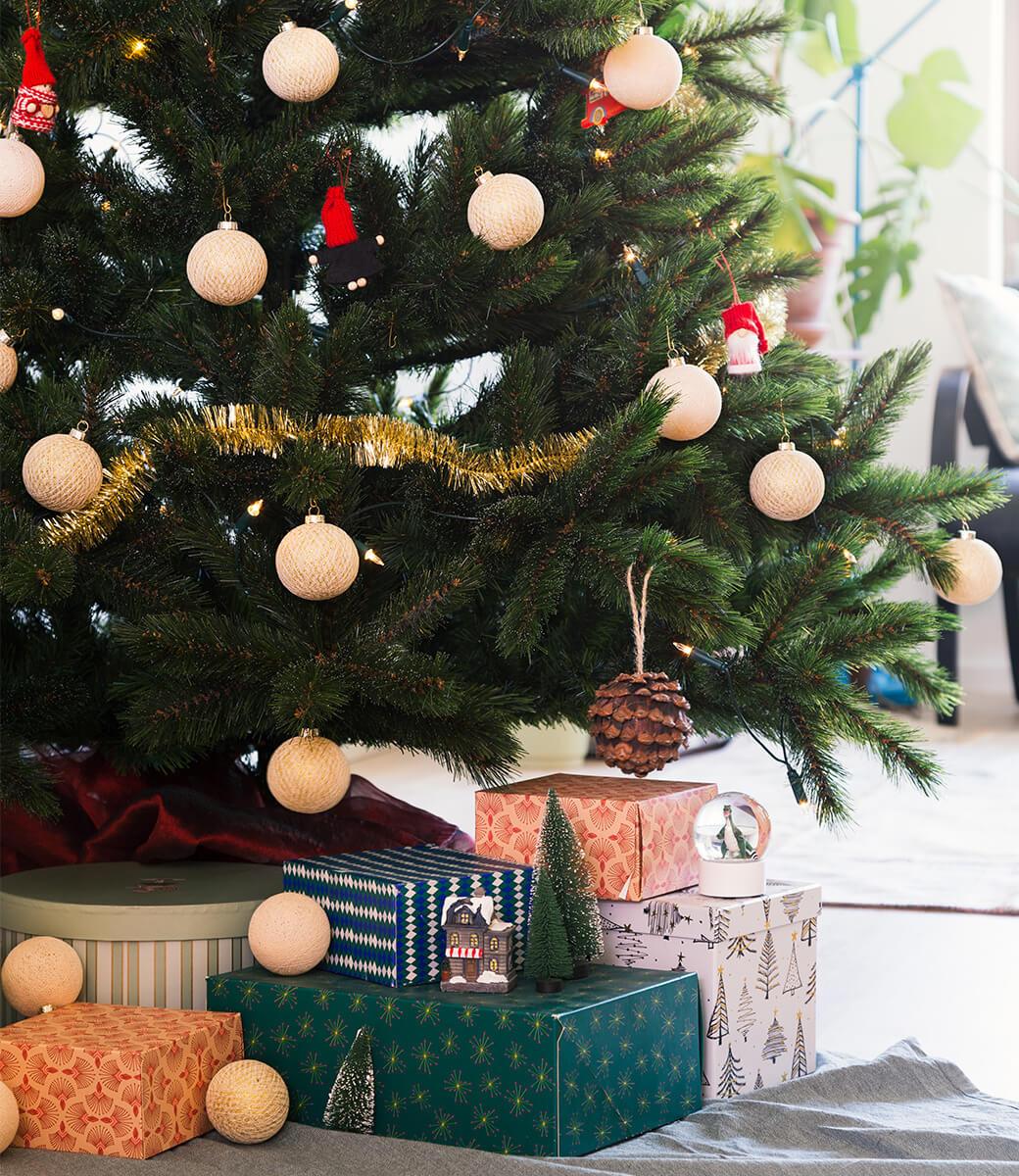 Christmas Cotton Balls - Décoration de Noël Cotton Ball Lights 