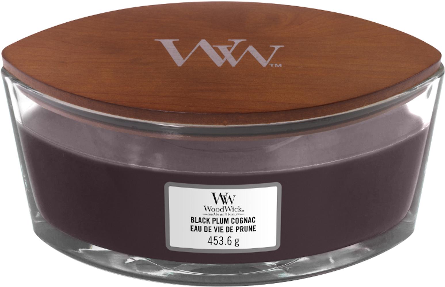 Eau de vie de prune - Bougie Ellipse WoodWick 