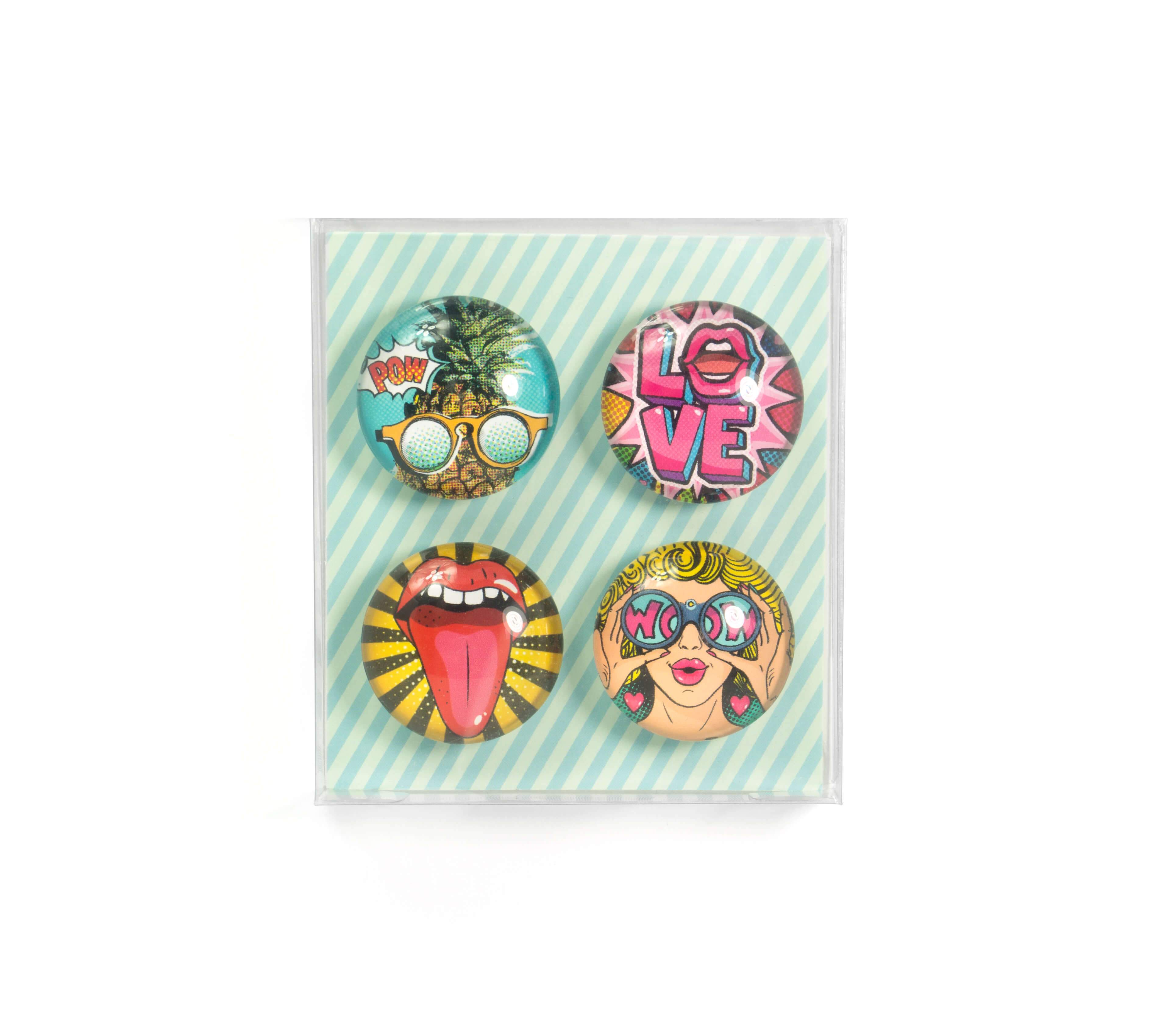 Eye Pop Art - Magnet 4 pcs Trendform 