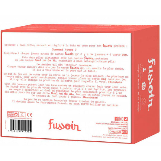 Fussoir - Jeu de société Original Cup 