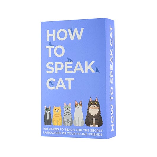 How to speak cat - Set de cartes Gift Republic 