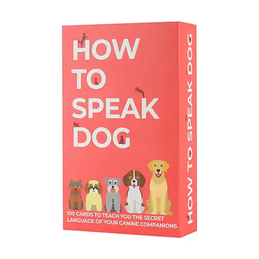 How to speak dog - Set de cartes Gift Republic 