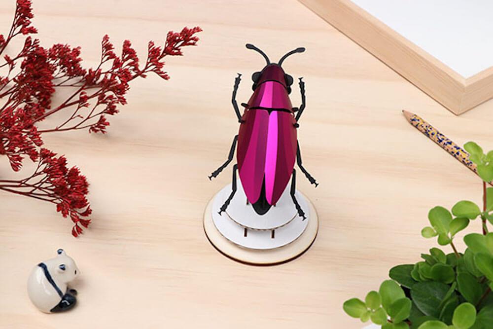 Jewel Beetle - Kit insecte en carton Assembli 