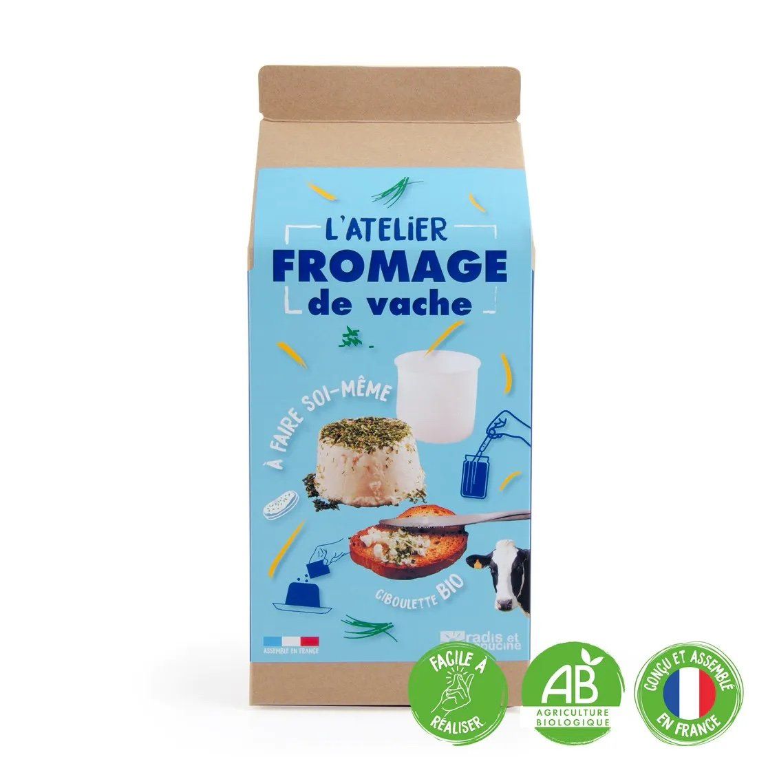 L'atelier fromage de vache - Kit atelier cuisine Radis et Capucine 