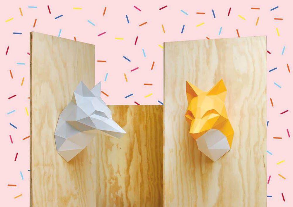 Paper Fox - Trophée en papier Assembli 