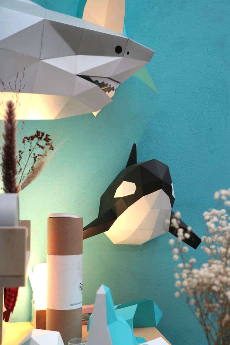 Paper Orca - Trophée en papier Assembli 