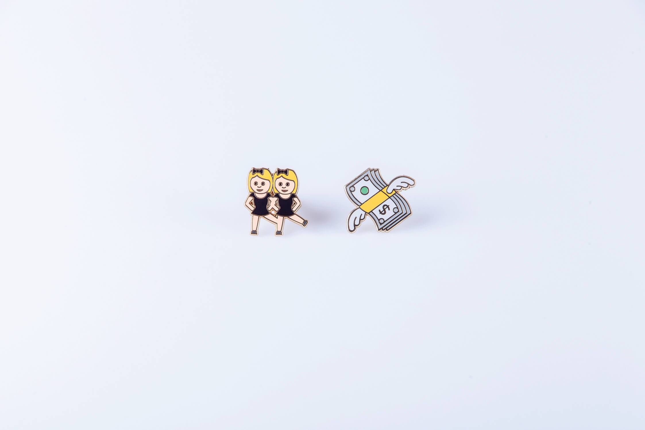 Pinaholic Emoji - Set de 2 pin's DOIY 