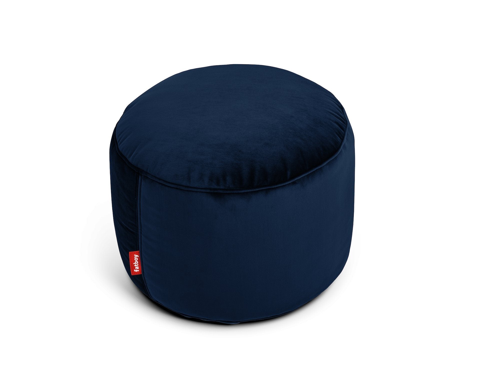 Point velvet - Pouf en velour Fatboy Dark blue 