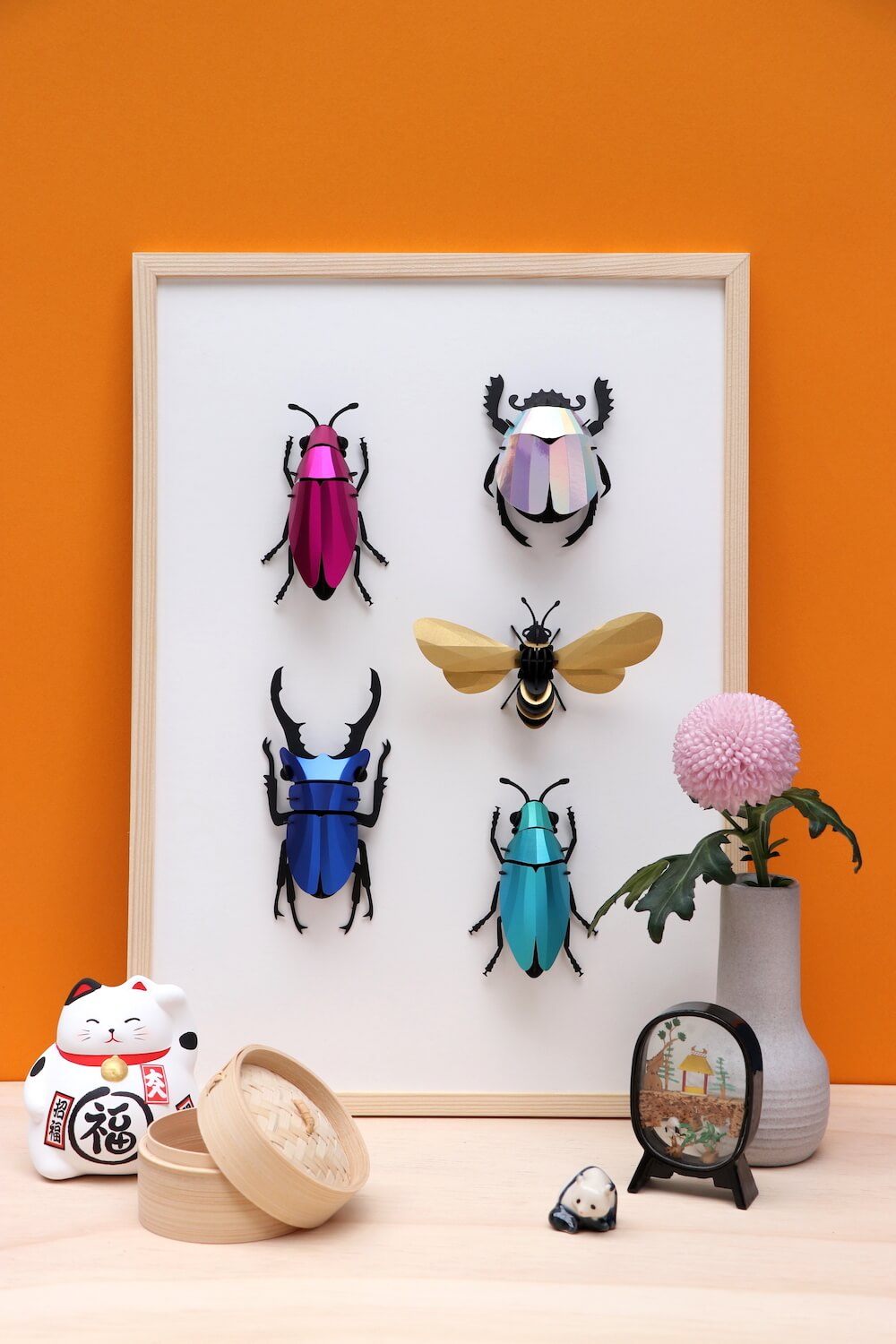 Scarab Beetle - Kit insecte en carton Assembli 