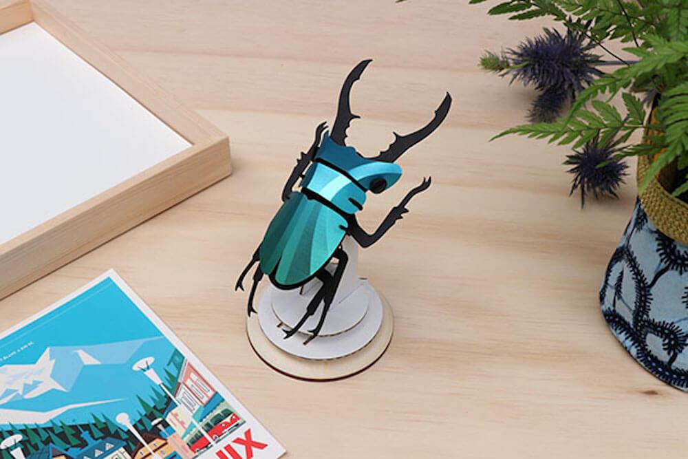 Stag Beetle small - Kit insecte en carton Assembli 