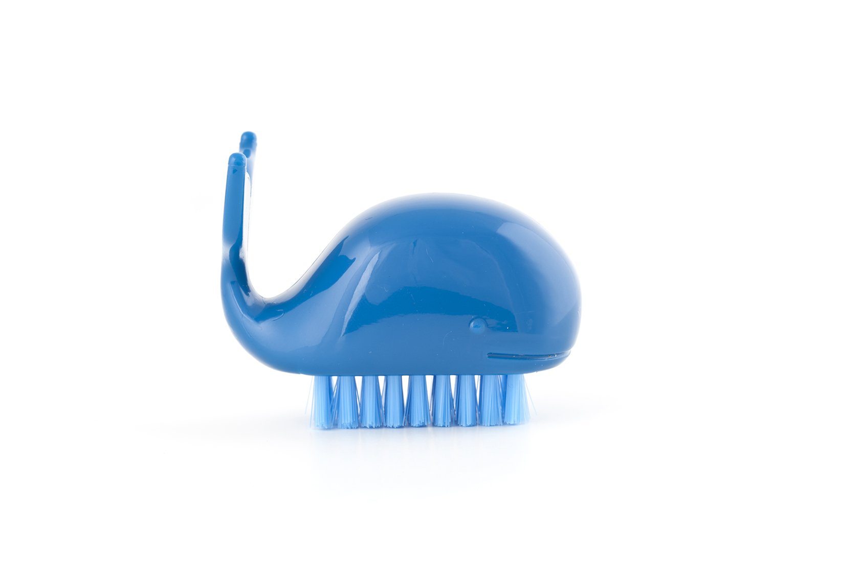 Whale Nail Brush - Brosse à ongles Kikkerland Bleu canard 