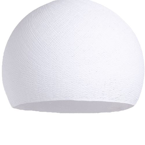 White - Abat jour globe 3/4 Abat-jour Cotton Ball Lights 